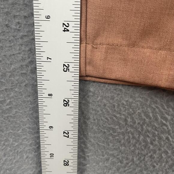 Commense Pants Womens Large Brown Cropped Trousers Polyester Blend New Tags - Picture 10 of 10